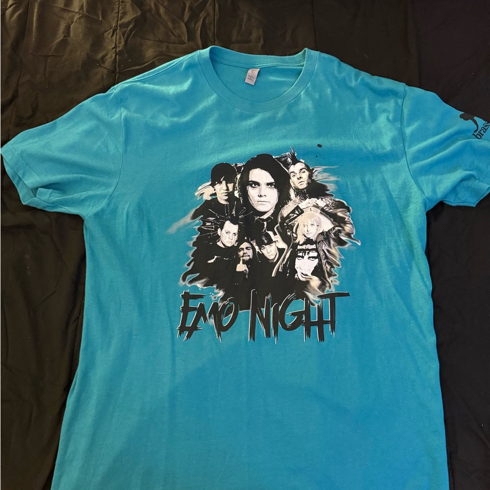 Emo Night Blue Graphic T-Shirt